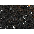 Perfectpillows 1 sq. ft. Decorative Polished Reflective Crushed Glass, Black PE2559813
